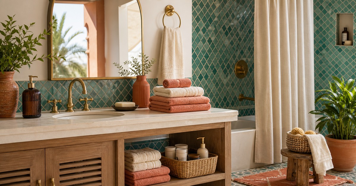 The Bathroom Organization Edit: Soap Dispensers, Towels, and Shower Pieces