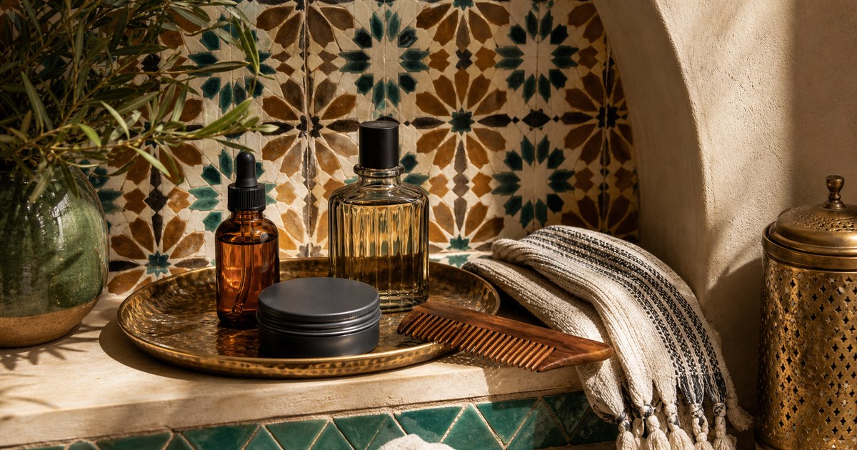Beard Oil, Beard Balm, and Aftershave for a Polished Bathroom Shelf