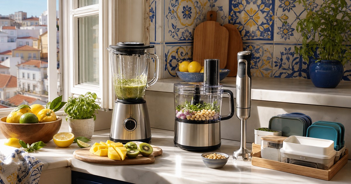 Blender, Food Processor, and Hand Blender Tools for Small Kitchens