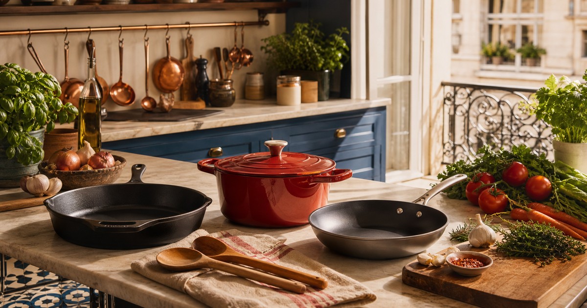Cast Iron, Dutch Oven, and Nonstick Pan Tools for Weekend Cooking