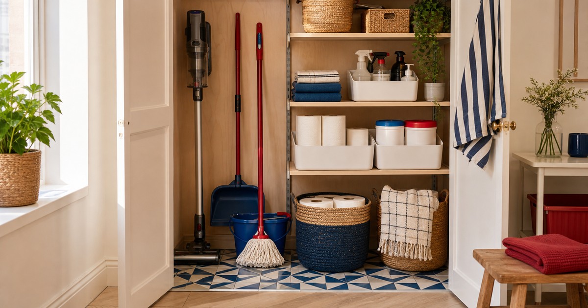 The Cleaning Closet Edit for Apartments Without Visual Clutter