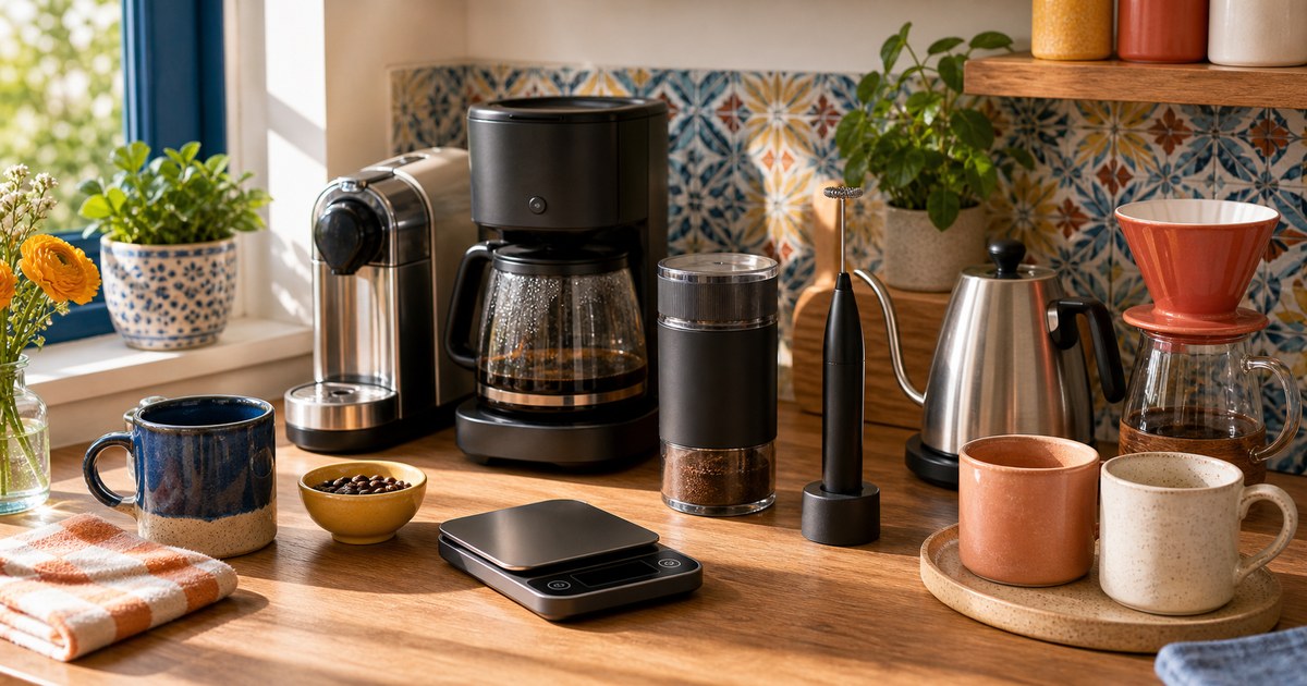The Coffee Scale, Milk Frother, and Grinder Add-On Edit