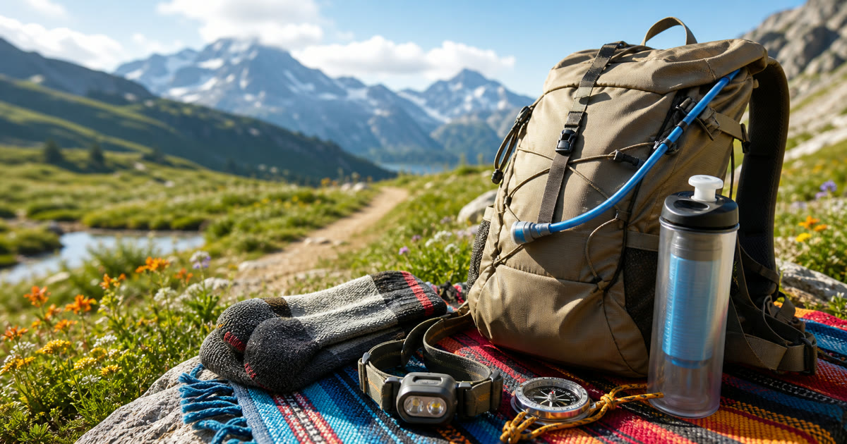 The Compact Day-Hike Hydration and Navigation Kit