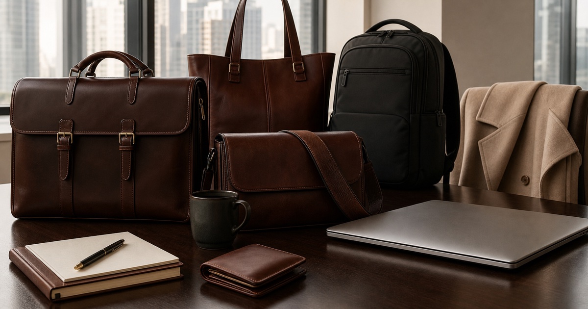 The Editor's 10 Work Bags and Quiet Leather Details