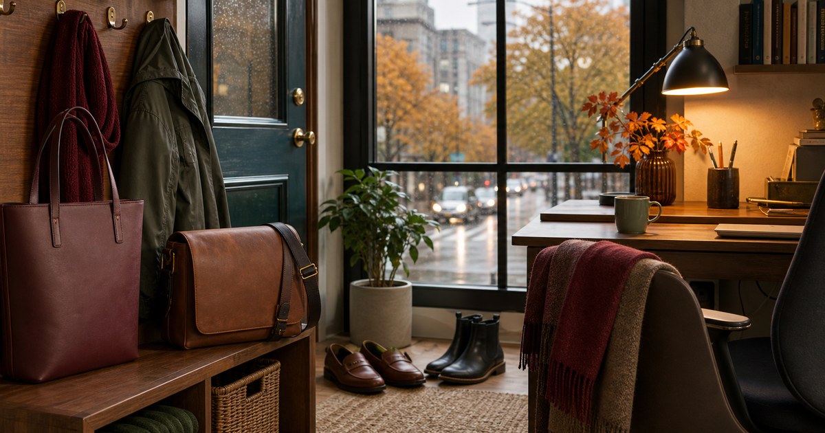 The Fall Commute Edit for Bags, Shoes, Layers, and Lighting