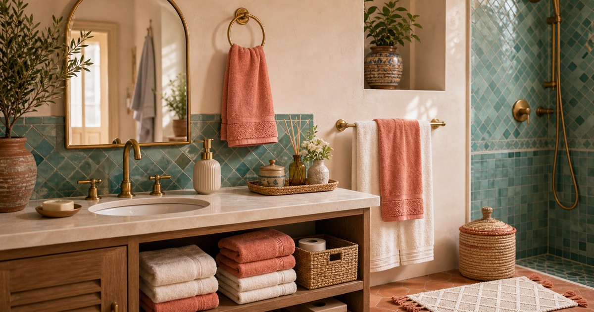 The Guest Bathroom Hosting Edit: Towels, Soap, and Small Details