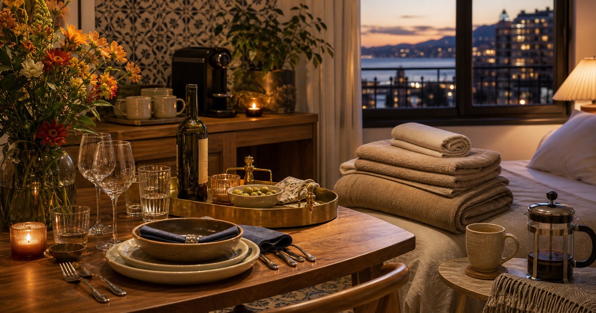 The Guest-Ready Apartment Edit for Dinner, Coffee, and Overnight Stays