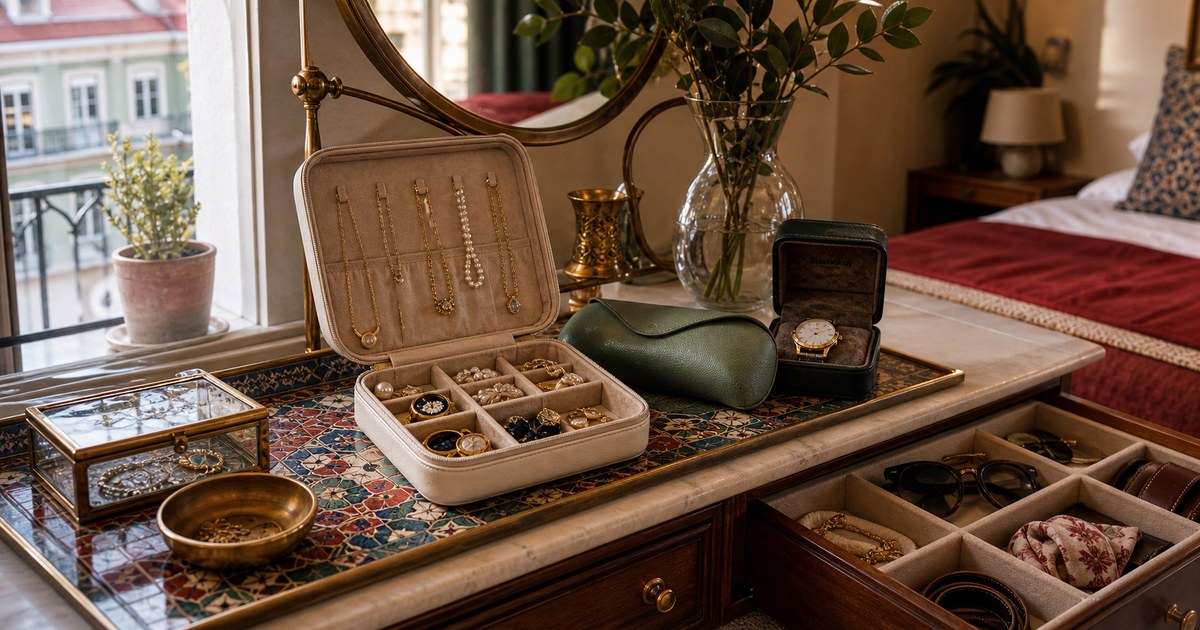The Jewelry Storage Edit for Travel, Apartment Vanities, and Small Drawers