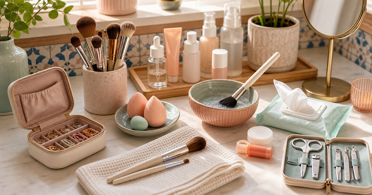 Makeup Sponges, Brush Cleaner, and the Small Tools That Keep Base Makeup Simple
