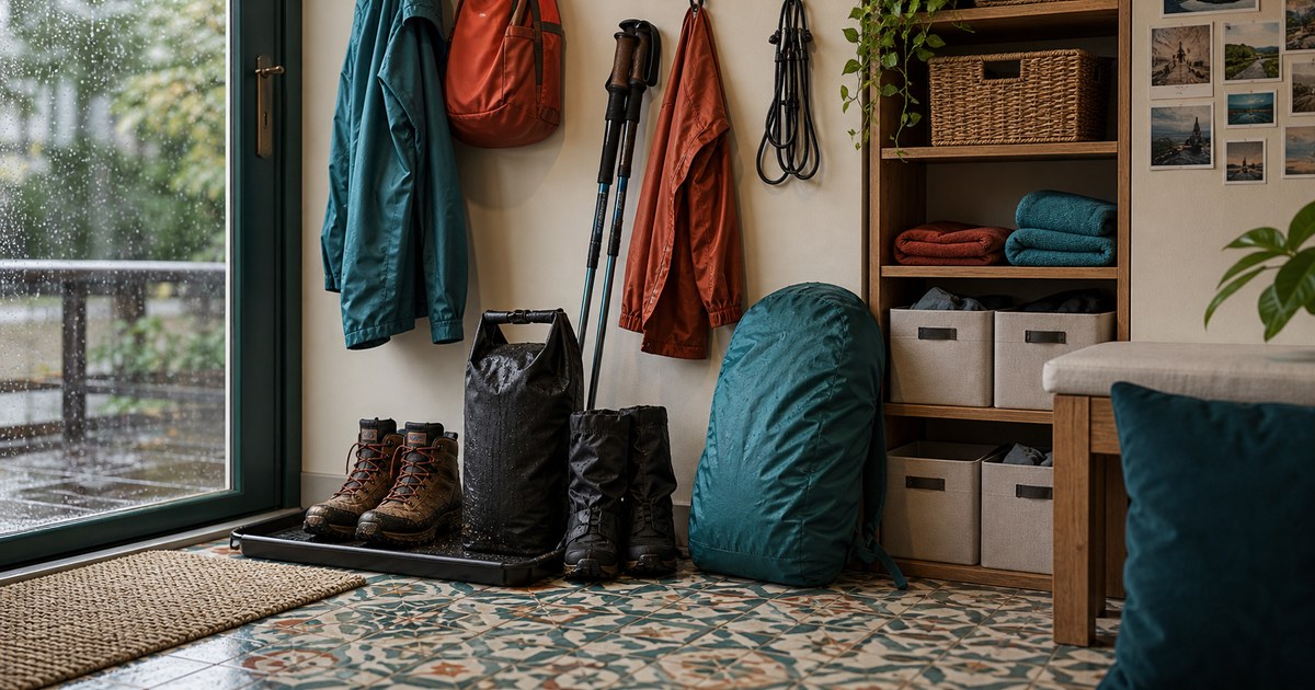 The Off-Season Outdoor Storage Edit for Boots, Poles, and Wet Gear