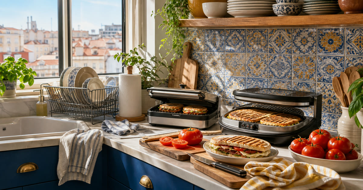 The Panini Press and Indoor Grill Counter for Apartment Lunches