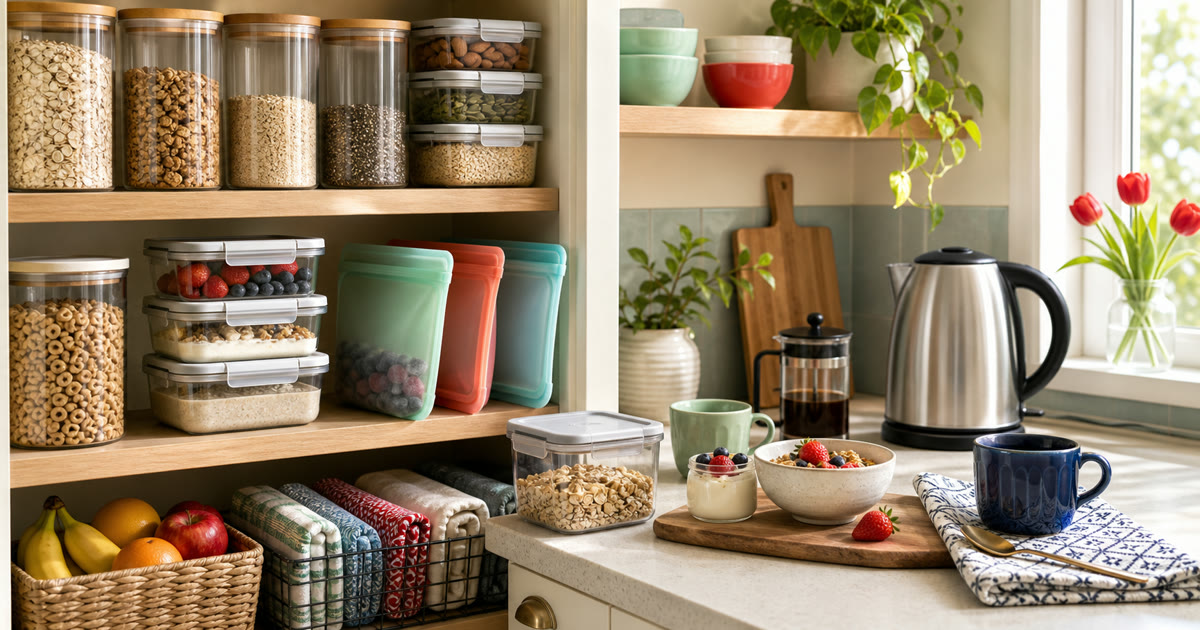 The Pantry Container System for Busy Breakfast Weeks