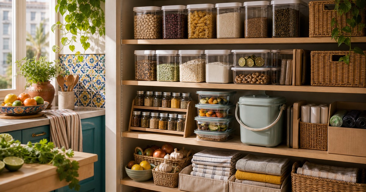 The Pantry Organization Edit for Small Kitchens and Busy Weeks
