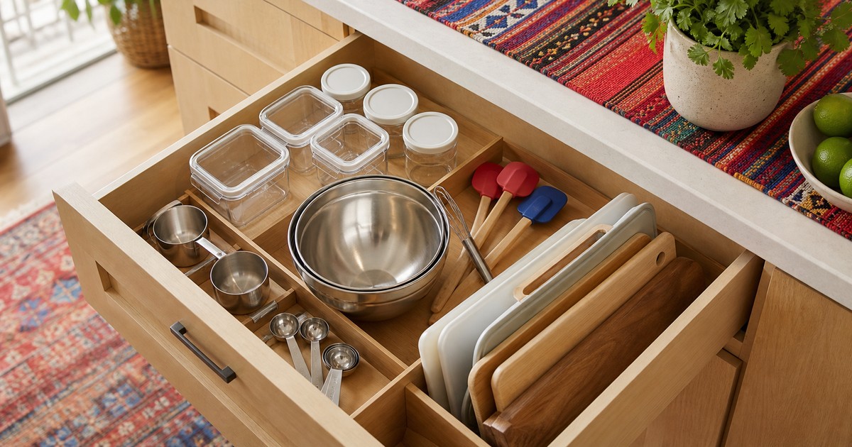 The Quiet Prep Drawer: Measuring, Mixing, Cutting, and Storage