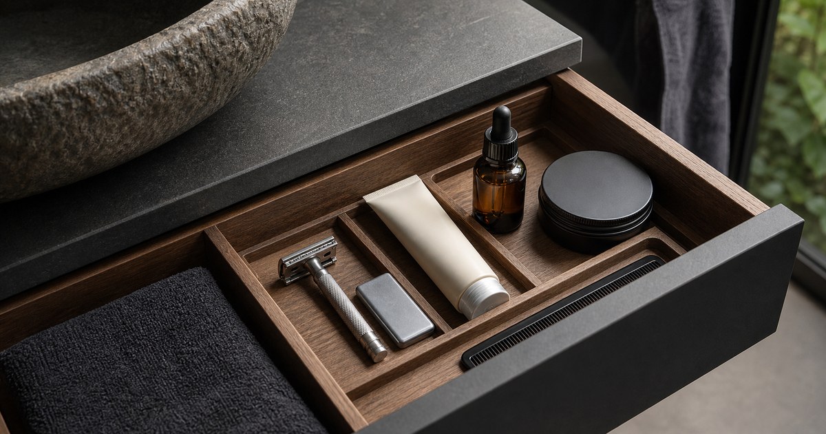 Razors, Blades, and Shaving Gel for a Cleaner Grooming Drawer