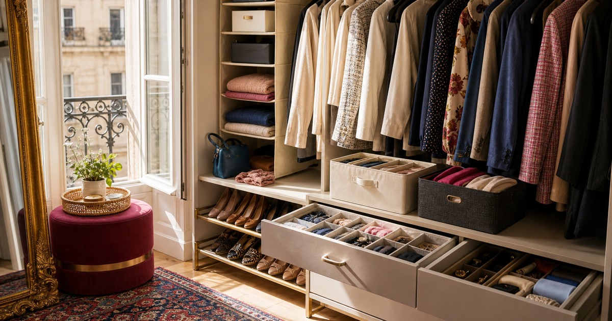 Storage Bins, Drawer Trays, and Closet Pieces for Better Outfit Mornings