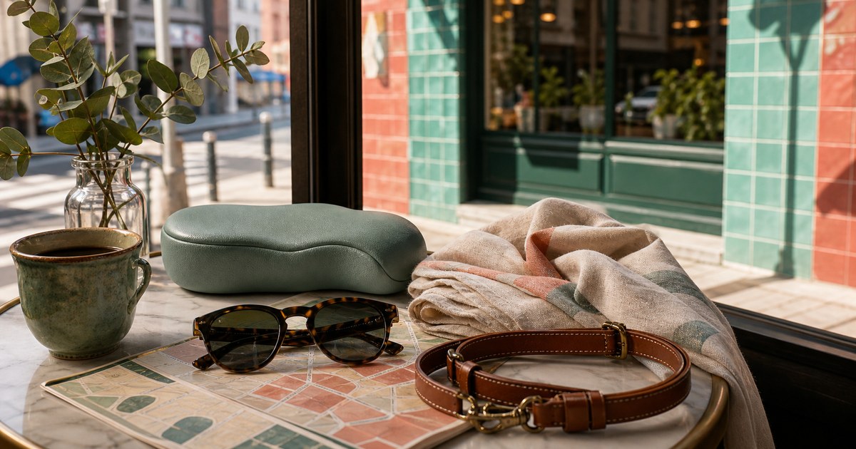 Sunglasses, Cases, and Face-Shape Styling for City Travel