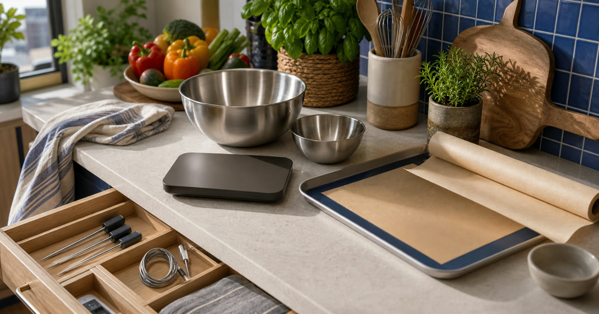 The Thermometer, Food Scale, and Baking Mat Accuracy Drawer