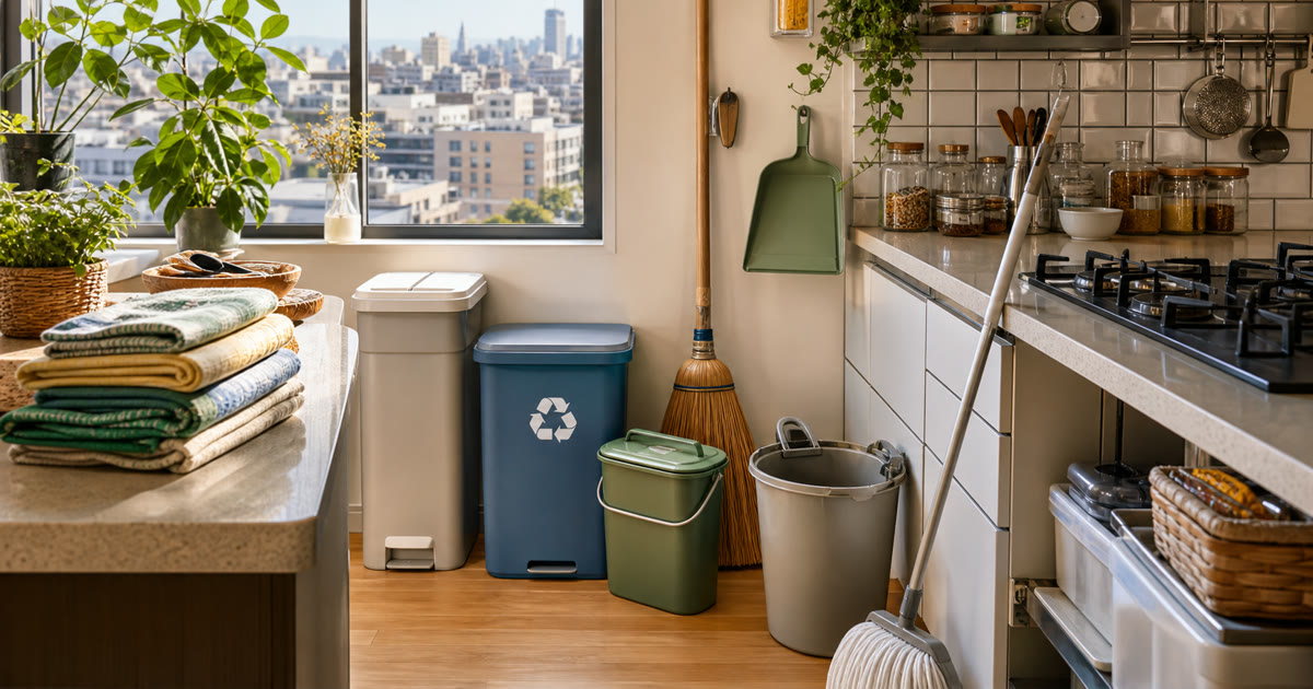 The Trash, Recycling, and Compost Reset for Cleaner Kitchens