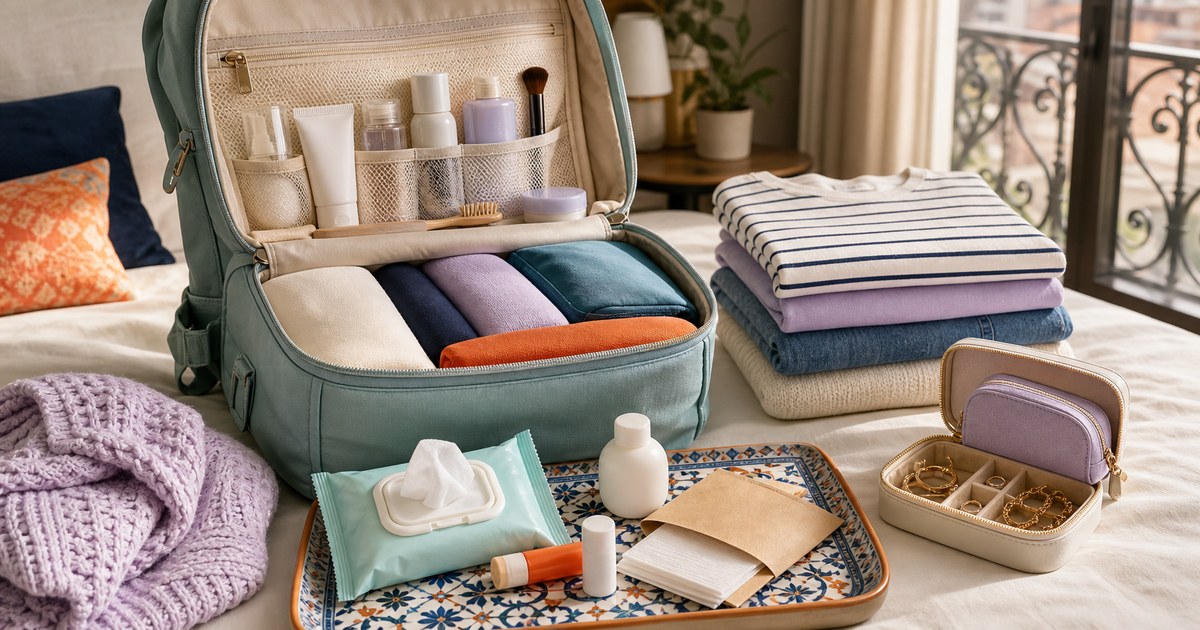 The Travel Beauty and Laundry Kit for Two-Week Trips