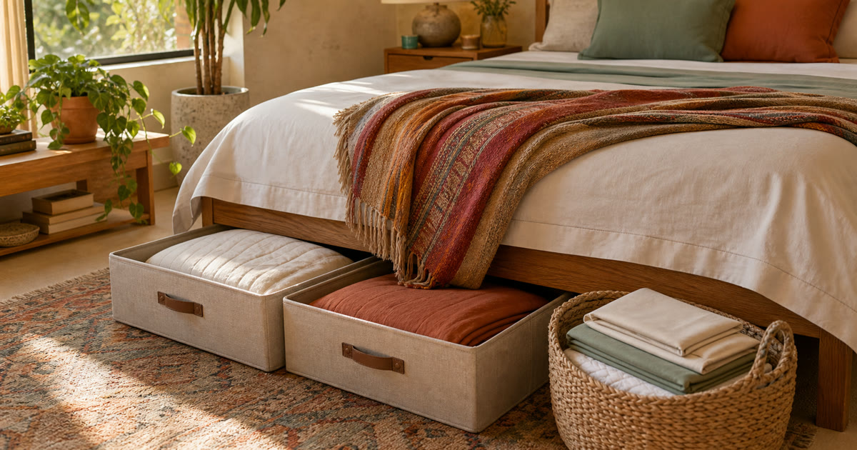The Under-Bed Storage, Bed Skirt, and Linen Rotation Plan