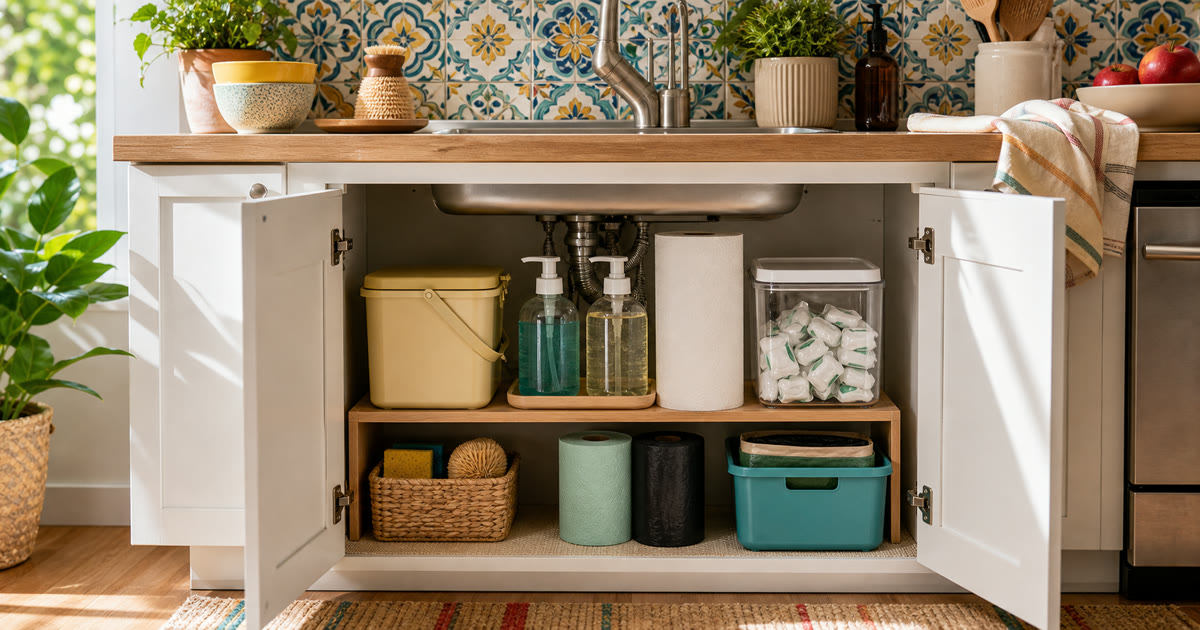 The Under-Sink Cleaning Refill Station for Small Apartments