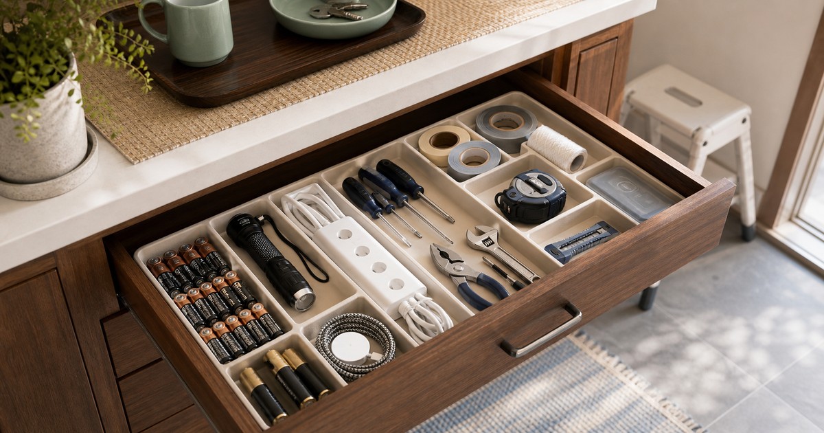 The Utility Drawer Guide: Batteries, Flashlights, Tape, and Basic Tools