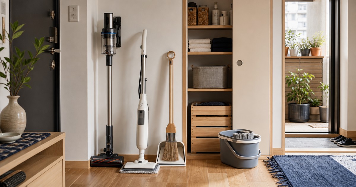 The Vacuum, Mop, and Dustpan System for Small Homes
